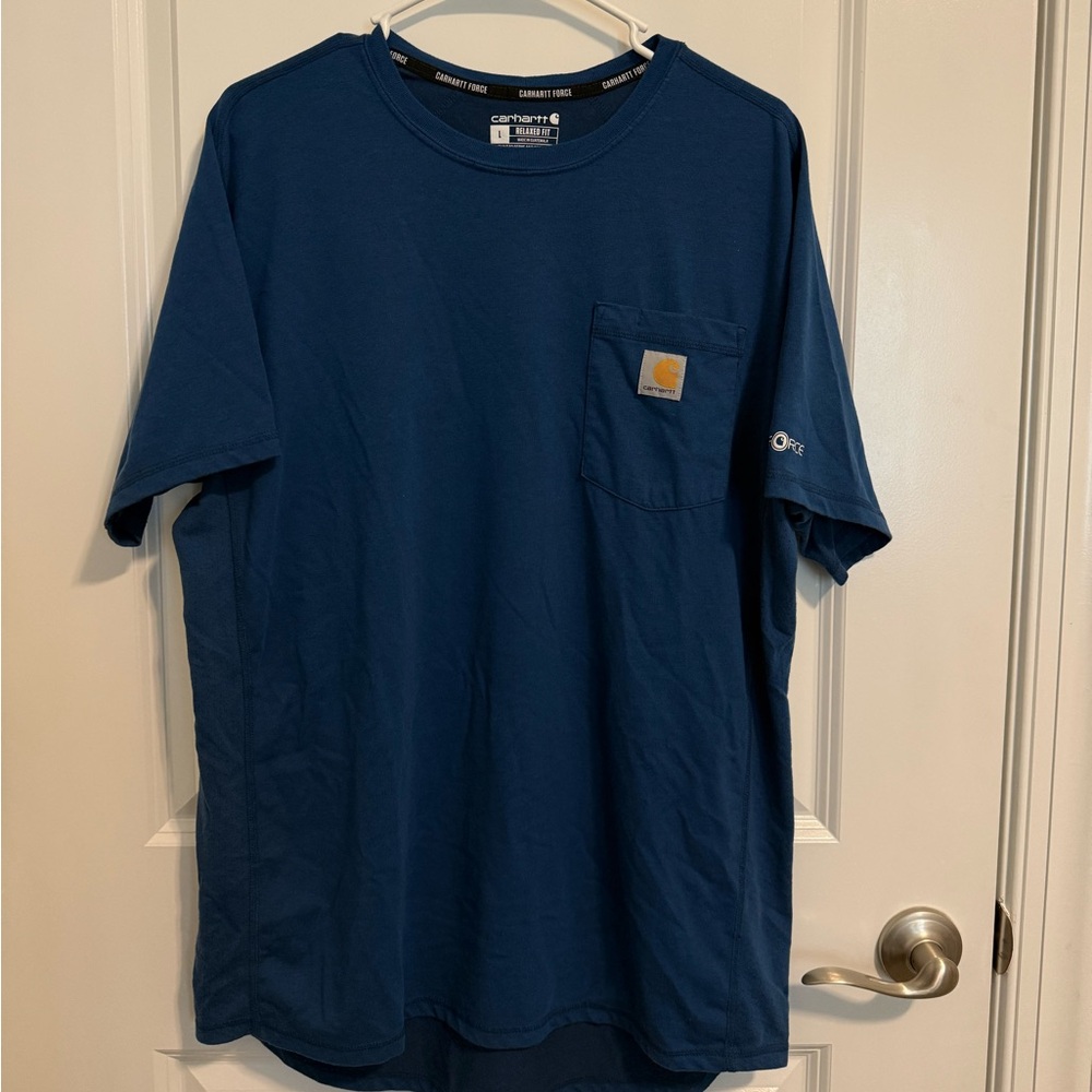 Carhartt Men's Deep Blue Short Sleeve Tee